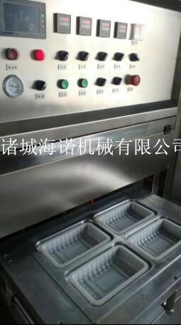 多格独立包装中央厨房气调真空设备 青椒肉丝盒式包装机